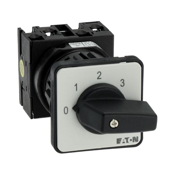 Step switches, T0, 20 A, centre mounting, 2 contact unit(s), Contacts: 3, 45 °, maintained, With 0 (Off) position, 0-3, Design number 8241 image 32