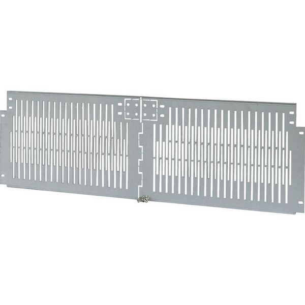 Partition, ventilated, for power feeder, HxW=275x1000mm image 4