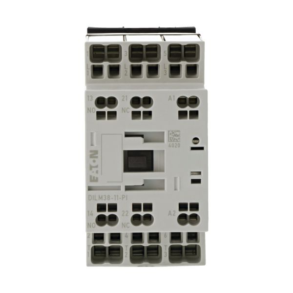 Contactor, 3 pole, 380 V 400 V 18.5 kW, 1 N/O, 1 NC, 220 V 50/60 Hz, AC operation, Push in terminals image 7