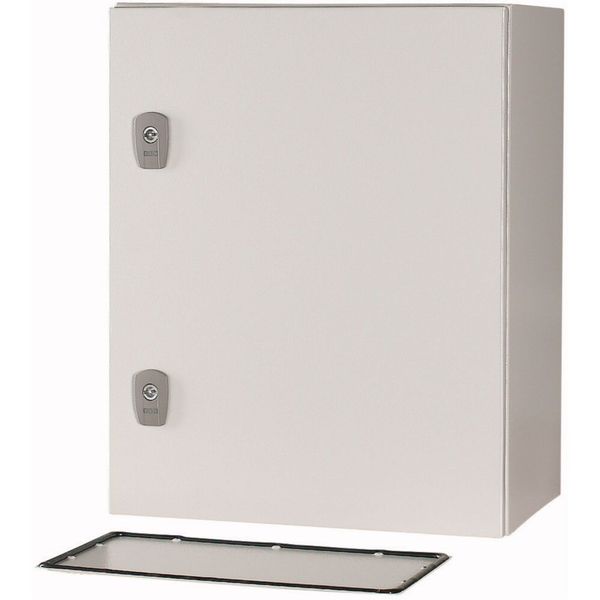 Wall enclosure with mounting plate, HxWxD=500x400x250mm image 6