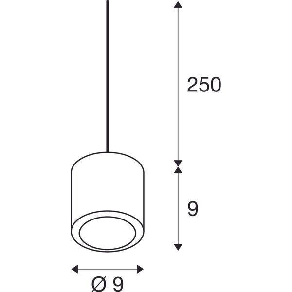 OCULUS PD 10,5W 2000-3000K 230V IP20 white image 1