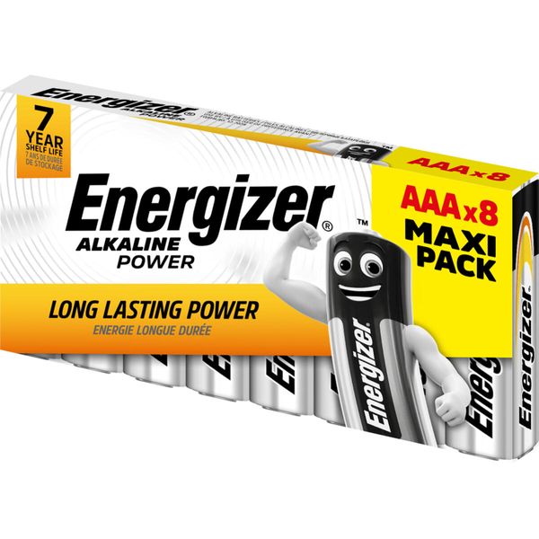 ENERGIZER Alkaline Power LR03 AAA 8-Pack image 1