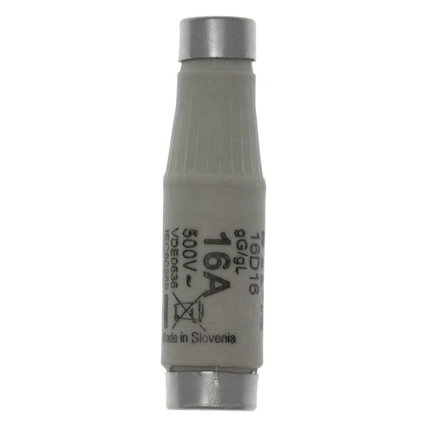 Fuse-link, LV, 16 A, AC 500 V, D1, gL/gG, IEC, time-delay image 8