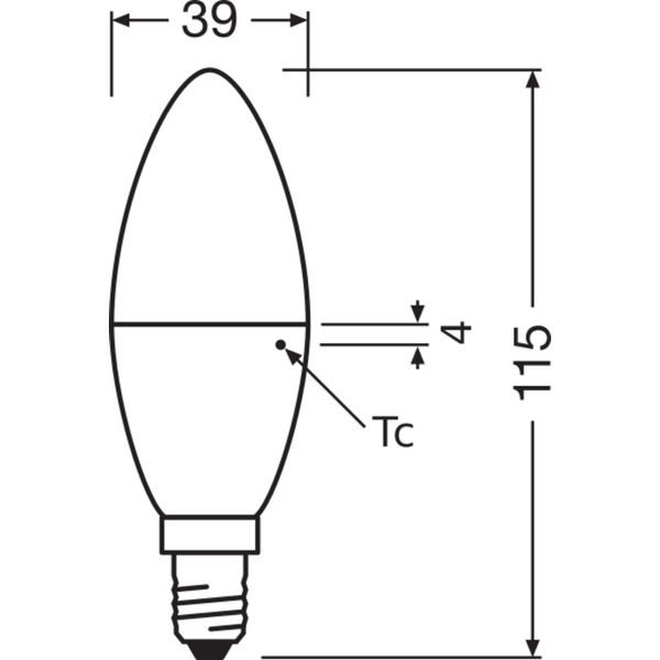 SMART+ Classic Dimmable 4.9W 220V FR E14 image 10