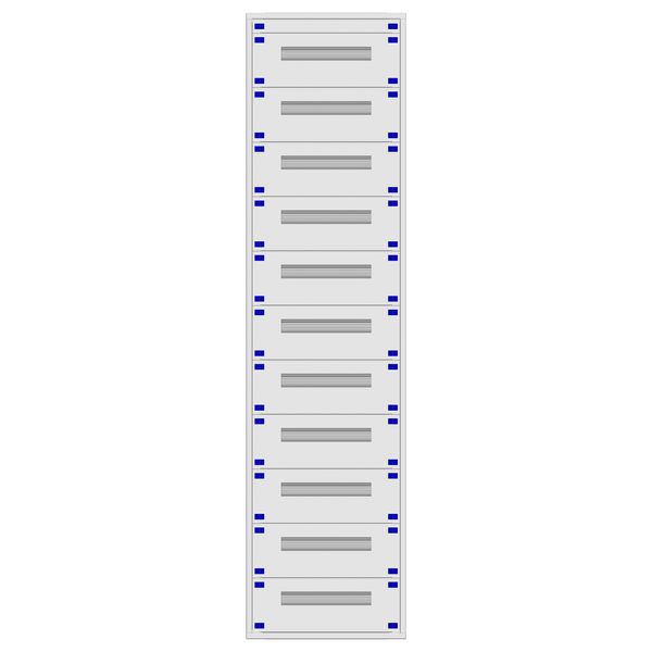 Distribution board insert KVN 60mm, 2-45K, 11-rows image 1