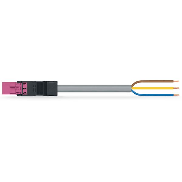 pre-assembled connecting cable Eca Plug/open-ended pink image 3