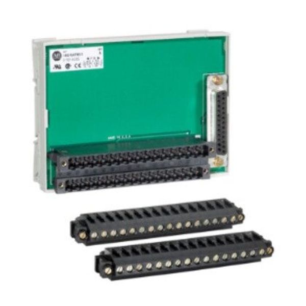 Allen-Bradley 1492-RAIFM8S-3 Analog IFM w/field Removable Terminal Block, (RTB) 25-Pin cable header, Feed-through 8-channel Isolated input or output w/3 terminals/chnl, , Analog Interface Module w/ Removable Terminal Block image 1