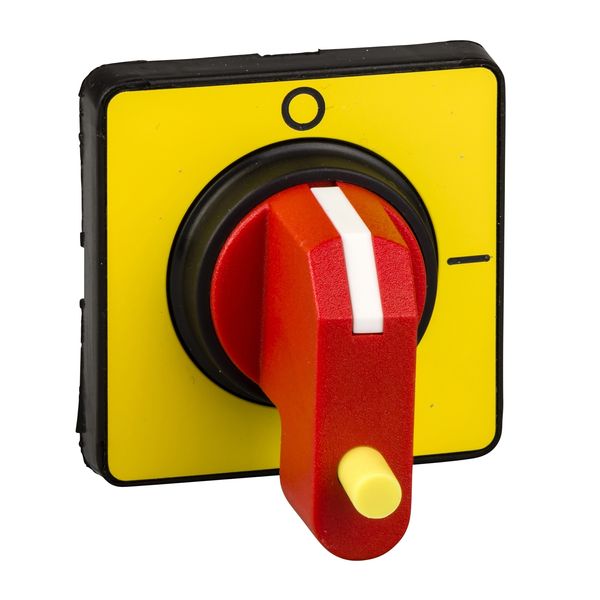 TeSys VARIO / Mini VARIO - front and red rotary handle - 1 padlocking image 3