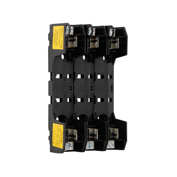 Eaton Bussmann series HM modular fuse block, 600V, 0-30A, CR, Three-pole image 1