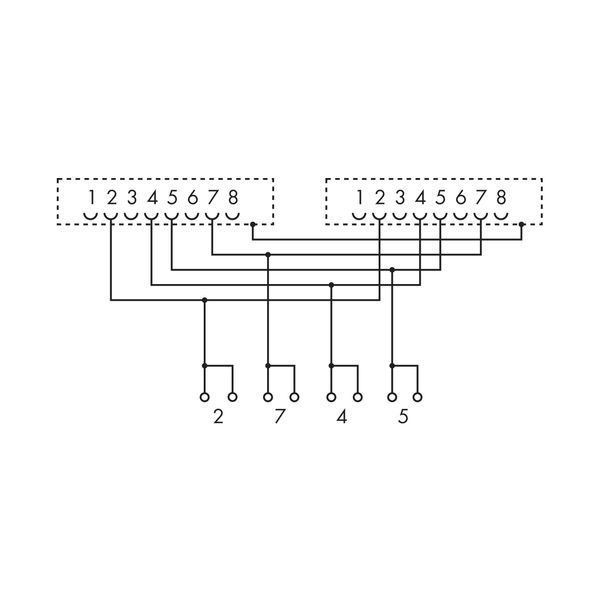 Interface module 2xRJ-45 PCB terminal blocks, double-row image 5