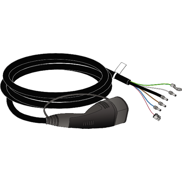 ATT. CABLE T2 32A 3-PH IEC 4.5M SMART WB image 1