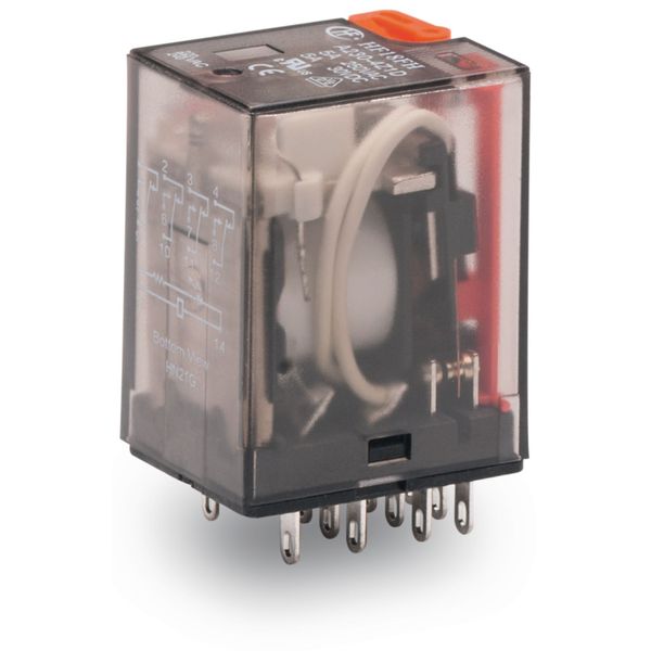 Basic relay Nominal input voltage: 120 VAC 4 changeover contacts image 4