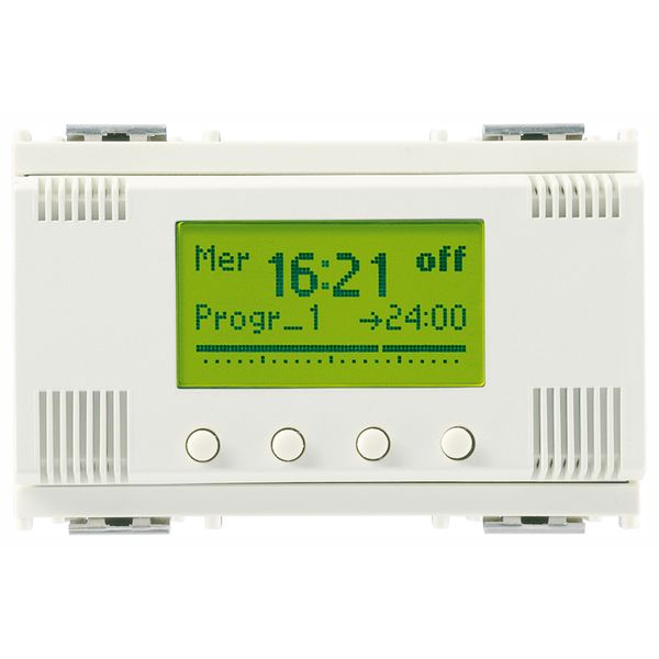 1-channel timer switch 120-230V white image 1