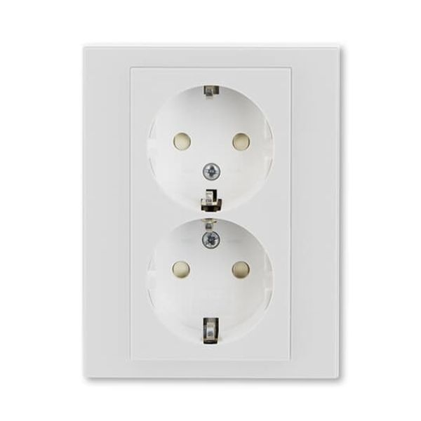 5522H-C03457 16 Outlet double Schuko shuttered image 2