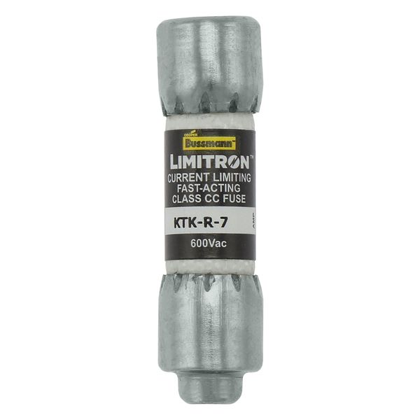 Fuse-link, LV, 7 A, AC 600 V, 10 x 38 mm, CC, UL, fast acting, rejection-type image 15