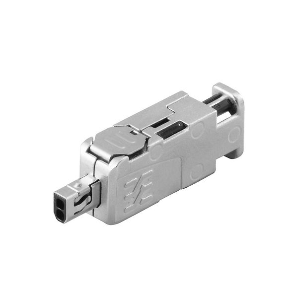 SPE connector, SPE-Plug acc. to IEC 63171-2, IDC, 2-core, IP20 image 1
