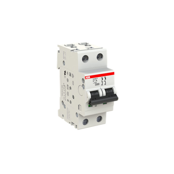 S202P-C1 Miniature Circuit Breaker - 2P - C - 1 A image 4