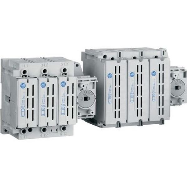 Allen-Bradley, 194R Fused and Non-Fused Disconnected Switches, NEMA Type 4/4X Enclosure, Non-Fused IEC/UL, 30 A, 3 Pole194R-PY Standard Red/Yellow Handle 3/3R/4/4X/12, image 1