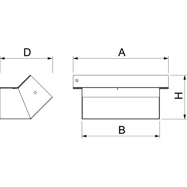 PLMR-LR 1025 A2 Level, rising  185x310x150 image 2