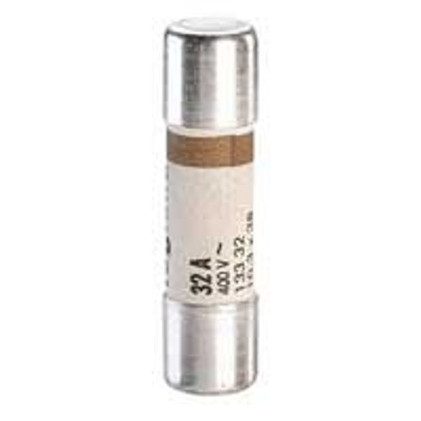 Domestic cartridge fuse - cylindrical type 10.3 x 38 - 32 A - with indicator image 1