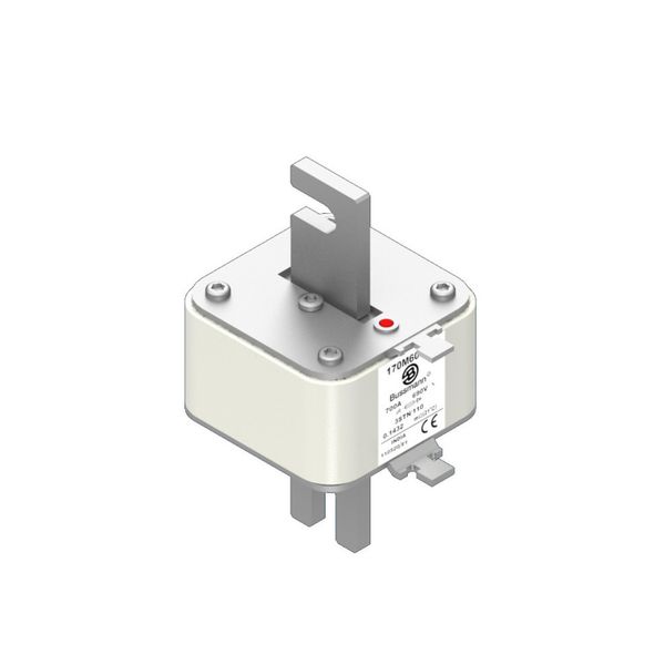 Fuse-link, high speed, 500 A, AC 3000 V, size 3, 76 x 90 x 294 mm, aR, IEC, single indicator image 8