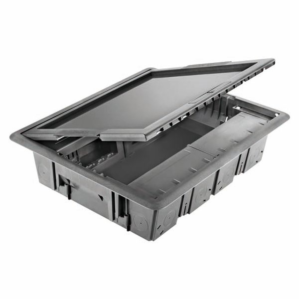UNDERFLOOR OUTLET BOX - WITH HOLLOW COVER - 20 MODULES SYSTEM image 2
