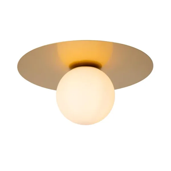 Lucide HAILEY - Ceiling light - Ø 35 cm - 1xG9 - Mat Goud / Messing image 1