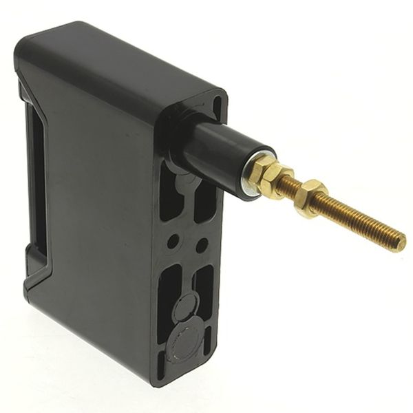 Fuse-holder, LV, 32 A, AC 690 V, BS88/A2, 1P, BS, front connected, back stud connected, black image 4