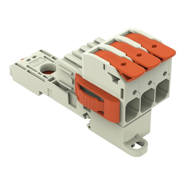 832-1103/037-000/306-000 1-conductor female connector; lever; Push-in CAGE CLAMP® image 1