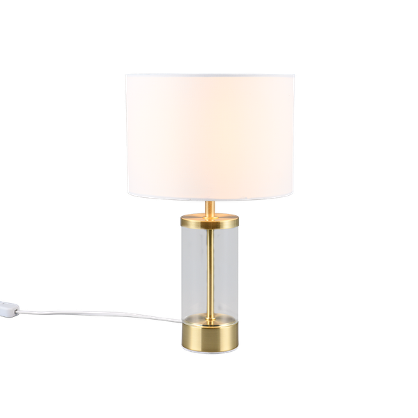 Grazia table lamp E14 matt brass/white image 1