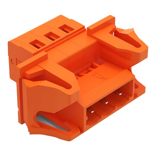 1-conductor male connector CAGE CLAMP® 2.5 mm² orange image 2