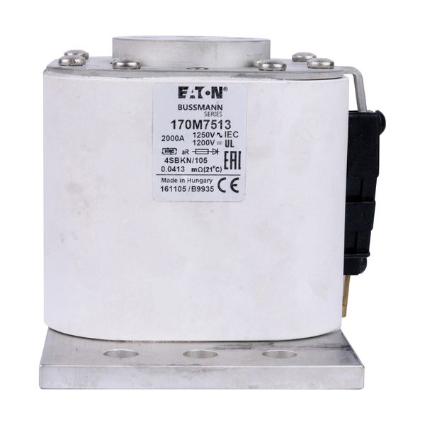 Fuse-link, high speed, 2000 A, AC 1250 V, size 4, 100 x 120 x 106 mm, aR, IEC, single indicator image 15