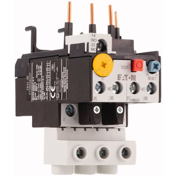 Overload relay, ZB32, Ir= 32 - 38 A, 1 N/O, 1 N/C, Direct mounting, IP20 image 4