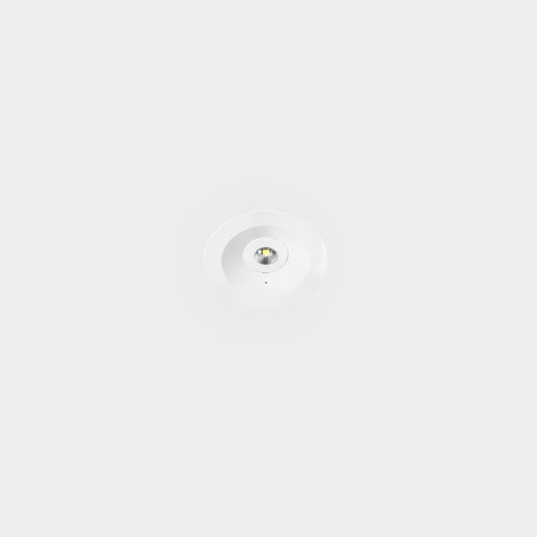 REDO emergency lighting, built-in IP20 White, 200lm-3h /Permanent+Self-testing image 1