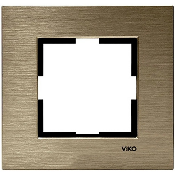 Novella Accessory Aluminium - Bronze One Gang Frame image 1