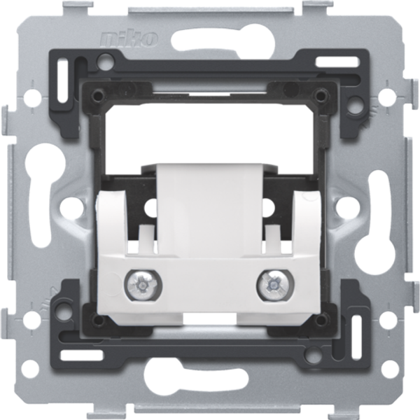 Blind plate with strain relief, screw fixing image 1