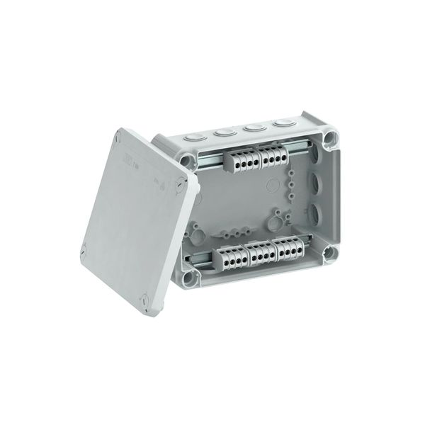 T 160 KL Junction box with terminal strip + entries 190x150x77 image 1