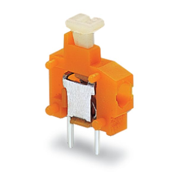 Stackable PCB terminal block push-button 1.5 mm² orange image 5