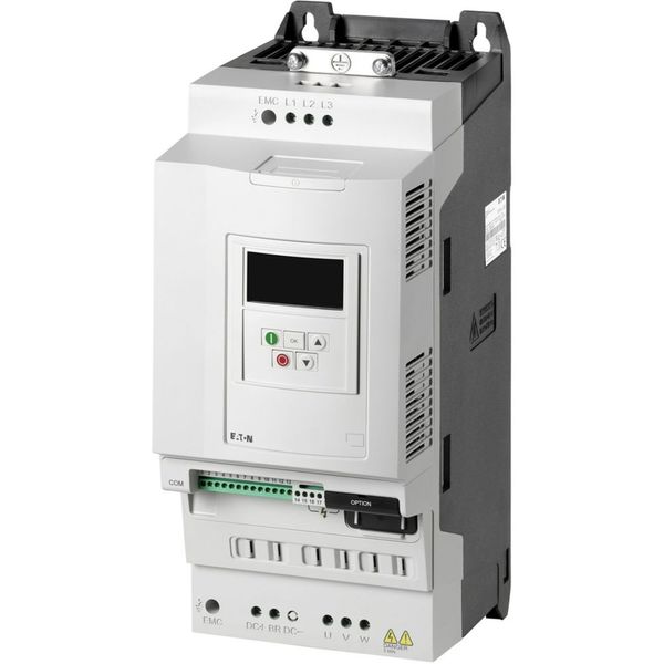 Frequency inverter, 230 V AC, 3-phase, 30 A, 7.5 kW, IP20/NEMA 0, Radio interference suppression filter, Brake chopper, Additional PCB protection, OLE image 14