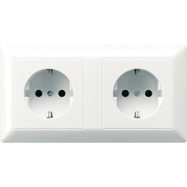 SCHUKO® socket for cable ducts 16 A / 25 AS1522BFWW image 2