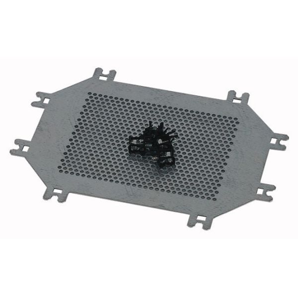 Micro perforated mounting plate for Ci23 galvanized image 1