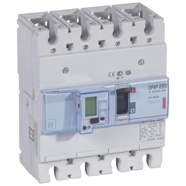 MCCB electronic + energy metering - DPX³ 250 - Icu 36 kA - 400 V~ - 4P - 40 A image 2