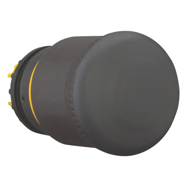 HALT/STOP-Button, RMQ-Titan, Mushroom-shaped, 38 mm, Non-illuminated, Pull-to-release function, Black, yellow, RAL 9005 image 8