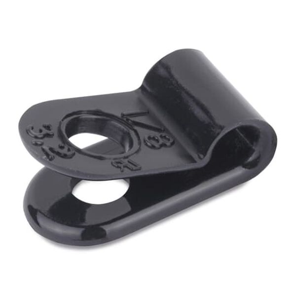 N6NY-014-0-C CABLE CLAMP BLK PLAIN EDGE .88 DIA image 2