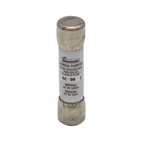 Fuse-link, low voltage, 30 A, AC 480 V, DC 300 V, 10 x 41 mm, class G, UL, CSA, time-delay image 5