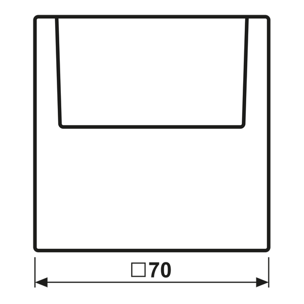 Key card holder with centre plate LS590CARDLG image 9