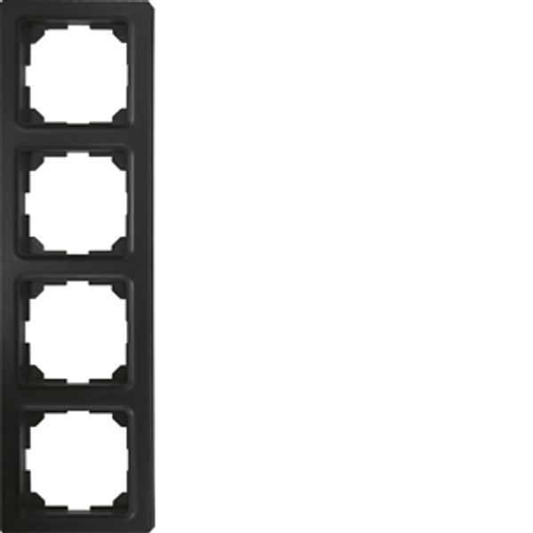 4-way universal frames in E-Design55, anthracite mat image 1