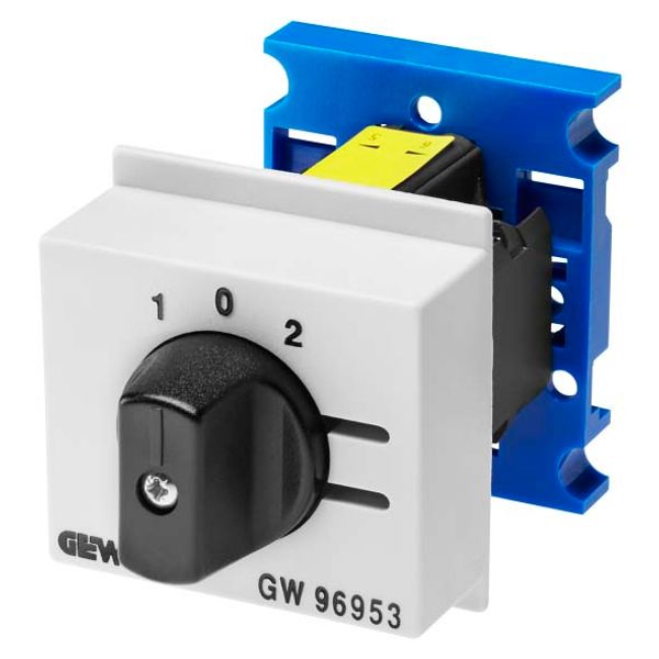 LINE SWITCH - 3 POSITIONS WITH 0 RETURN POSITION 16A 690V - 3 MODULES image 2