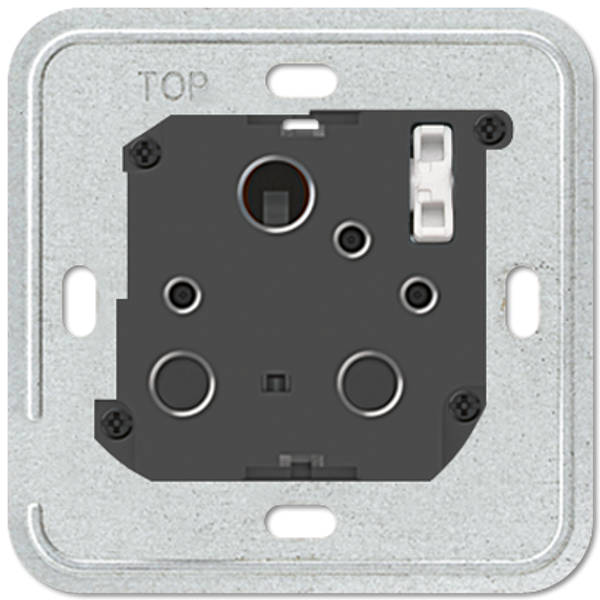 15A socket insert round pin 80x80 frame BS2171-15EINS image 1