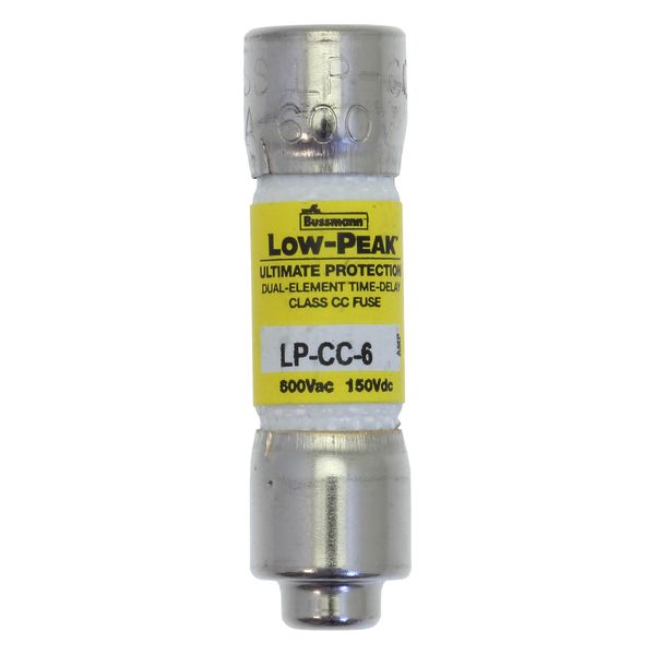 Fuse-link, LV, 6 A, AC 600 V, 10 x 38 mm, CC, UL, time-delay, rejection-type image 7